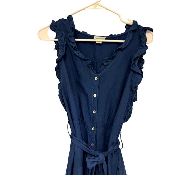 Sundance Antoinette Linen Blend Dress Size Small - Picture 5 of 9